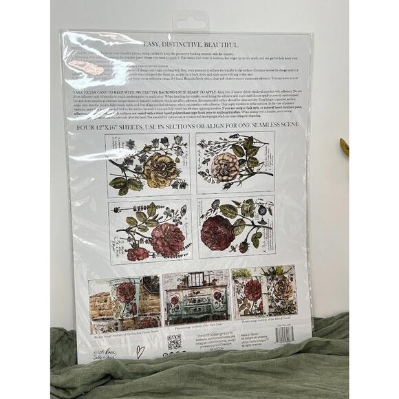 Ladies in Waiting - IOD Transfer Pad - Four 12"x16" Sheets - Brand New/Retired - Picture 2 of 2